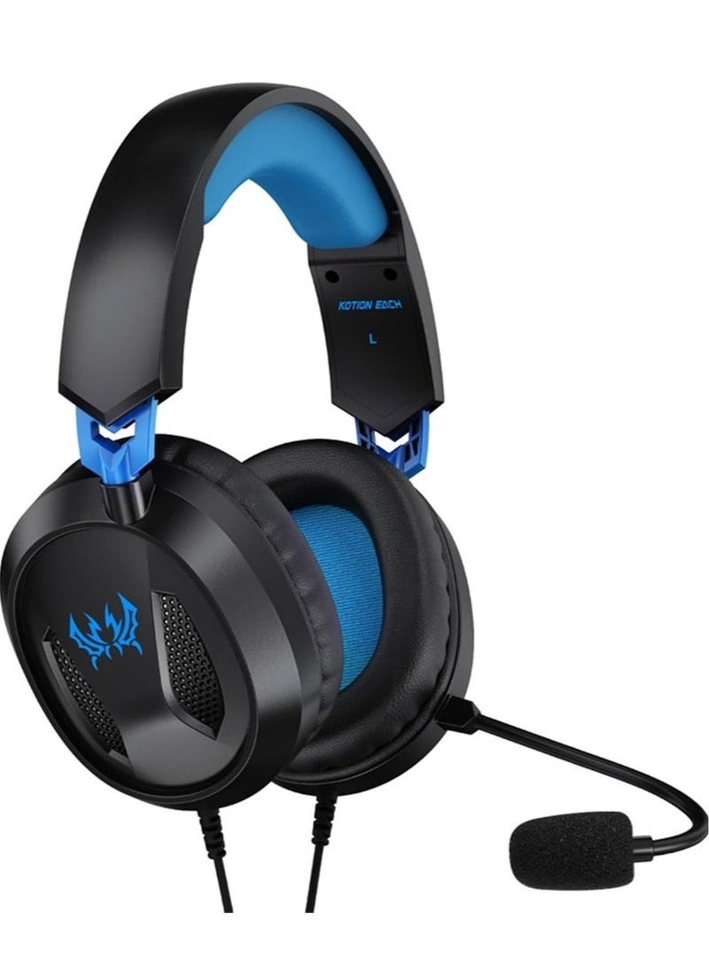 Compare G3100 Wired Gaming Headset – OverEar Headphones with OmniDirectional Microphone, Memory Foam Ear Cushions for PS5, PS4, Laptop, Tablet & Mobile Phones – HighQuality Sound & Comfort for Long Gaming Sessions at KSA Price