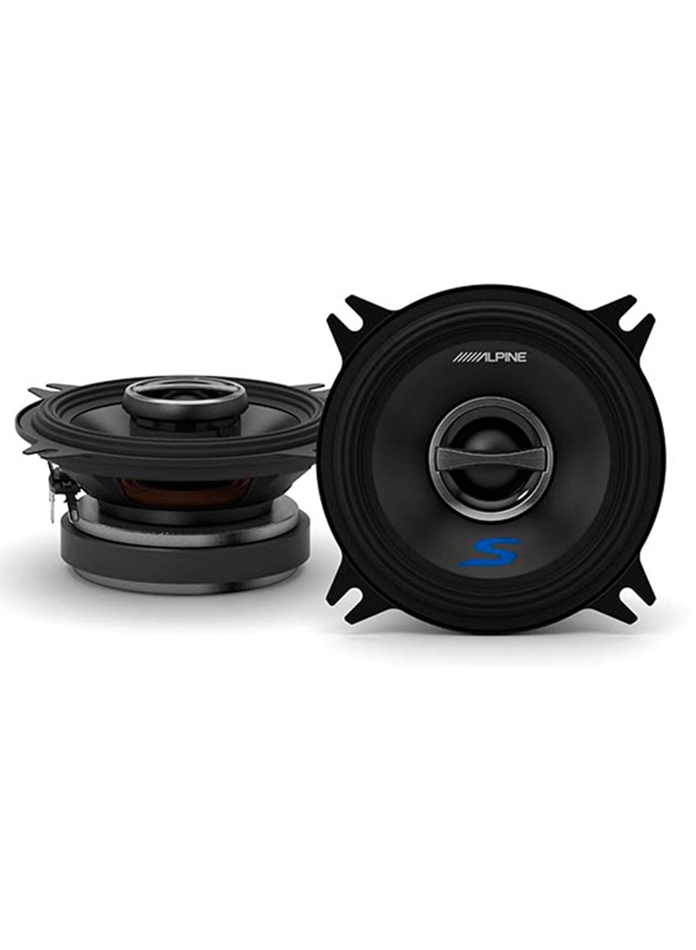 Compare SS40 SSeries 4inch Coaxial 2Way Speakers pair  Contains 4x6 Adapter Plate at KSA Price