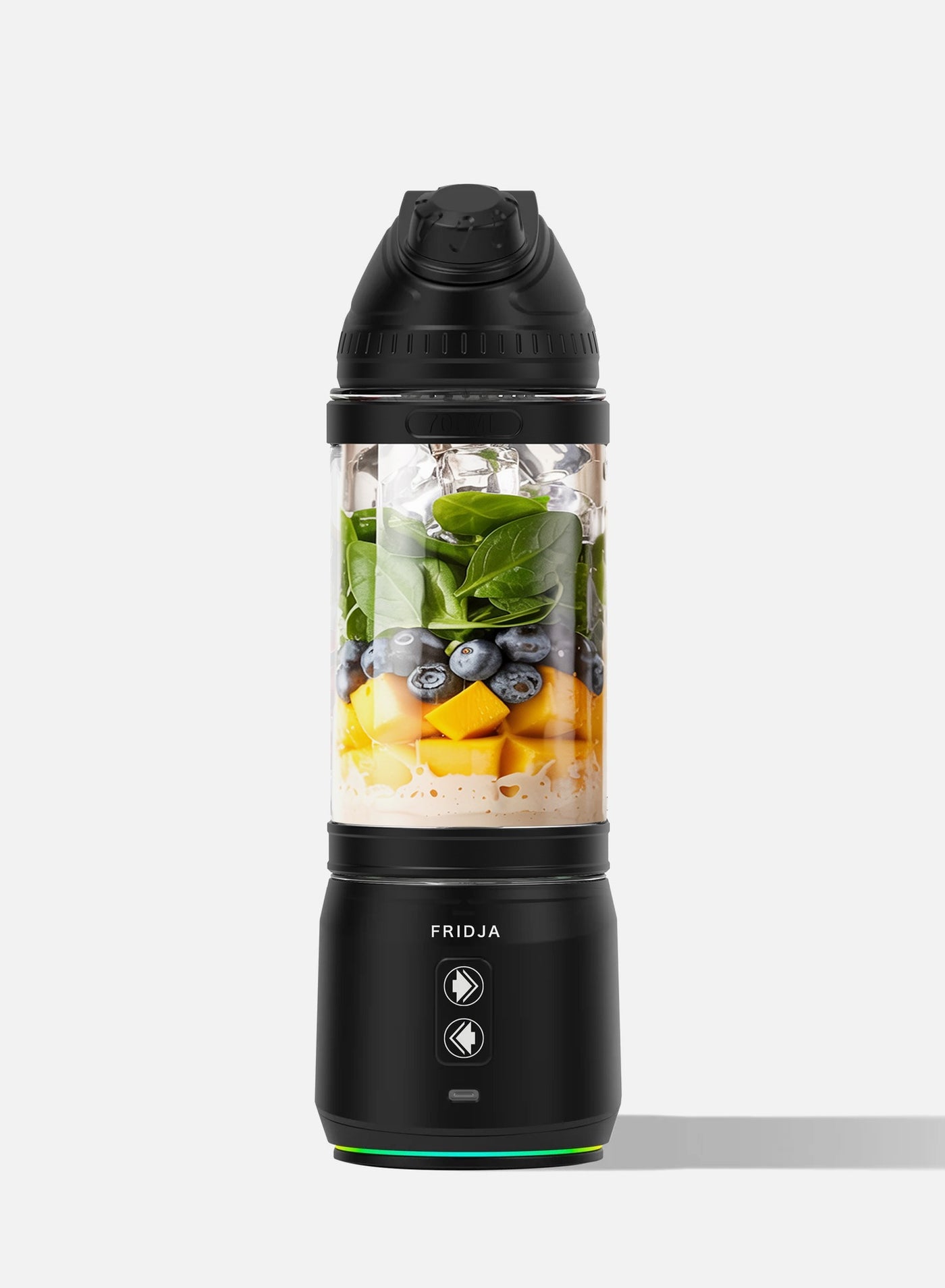 Fridja F500 Portable Blender, Powerful 240W Motor,…