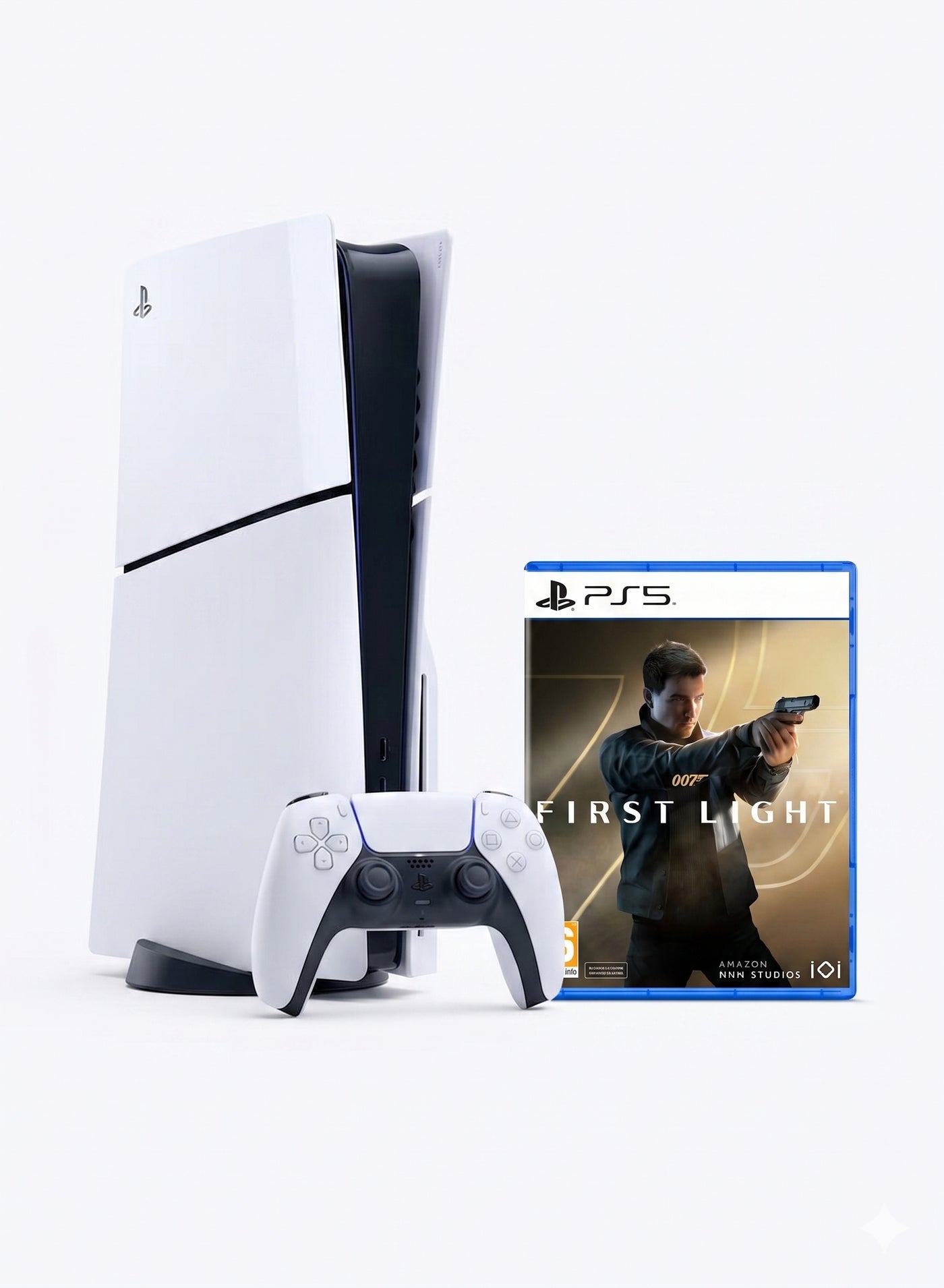 Compare PS5 Slim Disc with 007 First Light PS5 International Version at KSA Price
