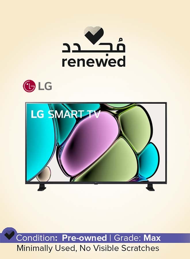 Renewed - 32-Inch Smart TV FHD Black
