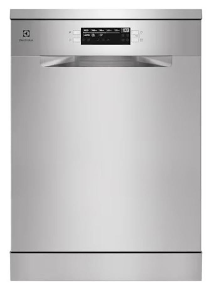 Compare Freestanding Dishwasher 60cm, 13 Place Settings, 8 Programs, Inverter Motor, Fully Automatic with Advanced AirDry Technology, ExtraHygiene & Eco Program, Low Noise Level 13 kg 2000 W ESS47311SX Stainless steel at KSA Price