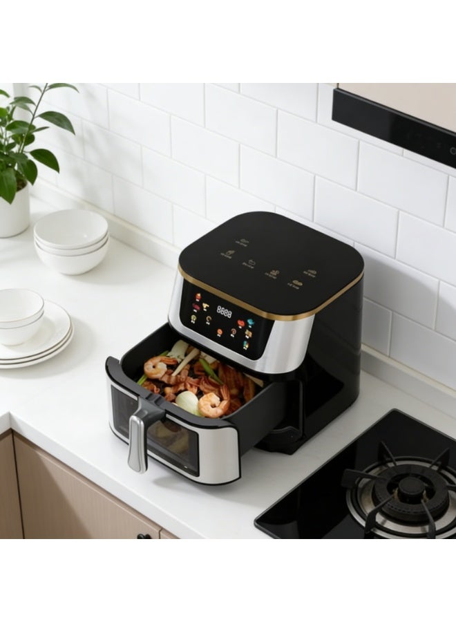 Compare Air Fryer, extra large capacity 10L,one touch LCD panel at KSA Price