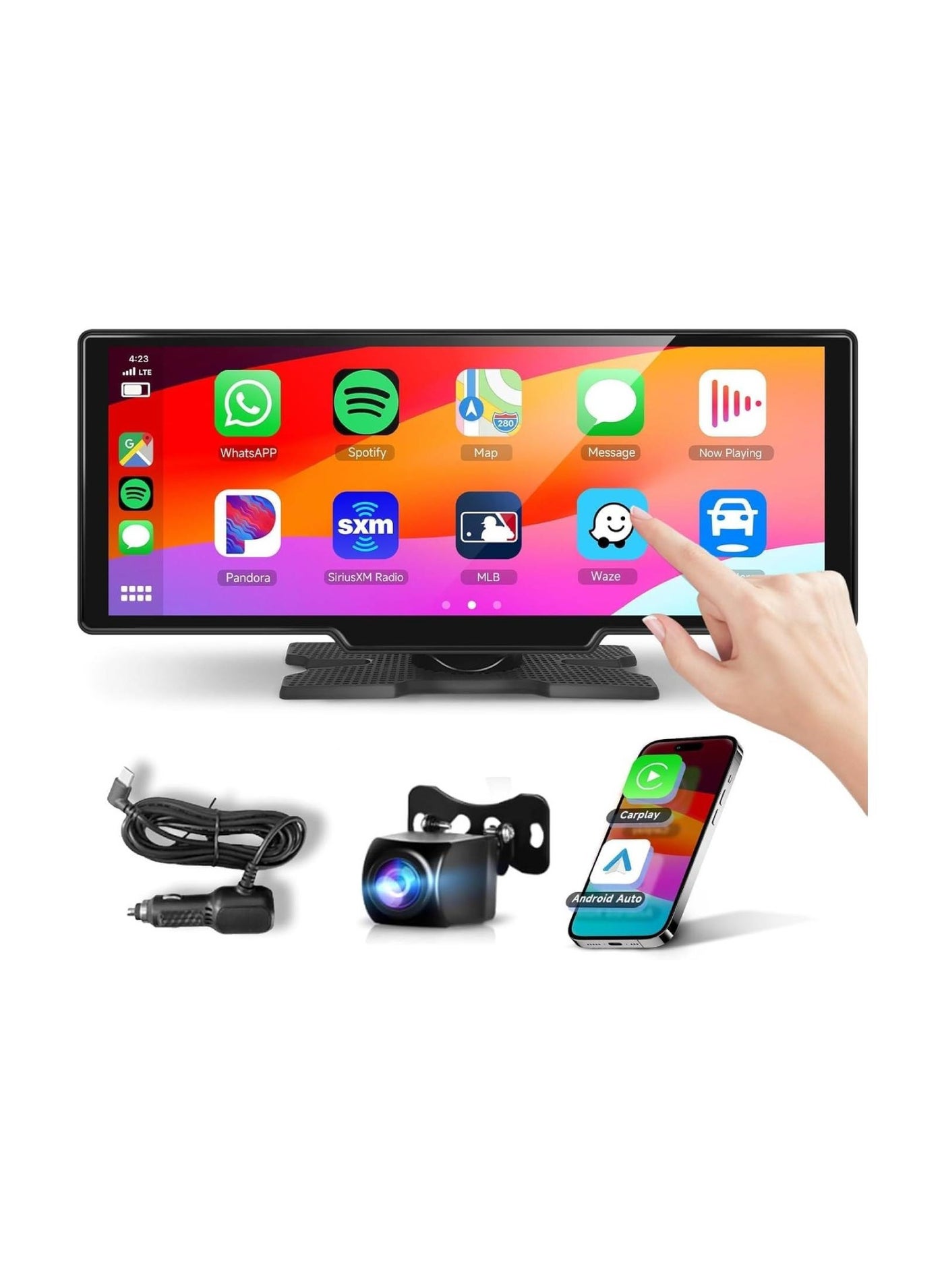 Compare Raymos RM808 10.26 Dashboard  Car android  screen 464 GB with Wireless car play android auto and inbuilt Dual DVR including HD reverse camera at KSA Price