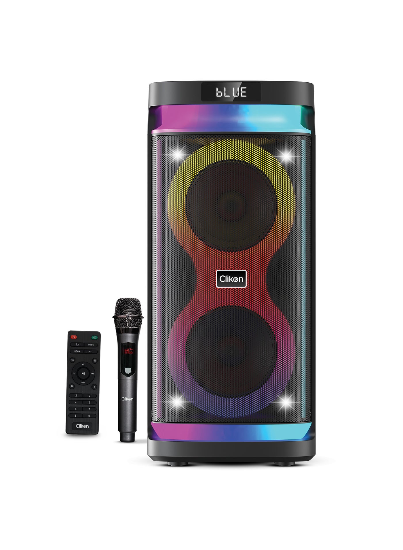 Clikon Sound LOOM Wireless Party Box – 60W Dual Speaker…