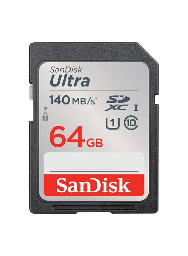 Compare 64 GB Ultra SDXC UHSI Card Speed Up to 140 MBs SDSDUNB064GGN6IN at KSA Price