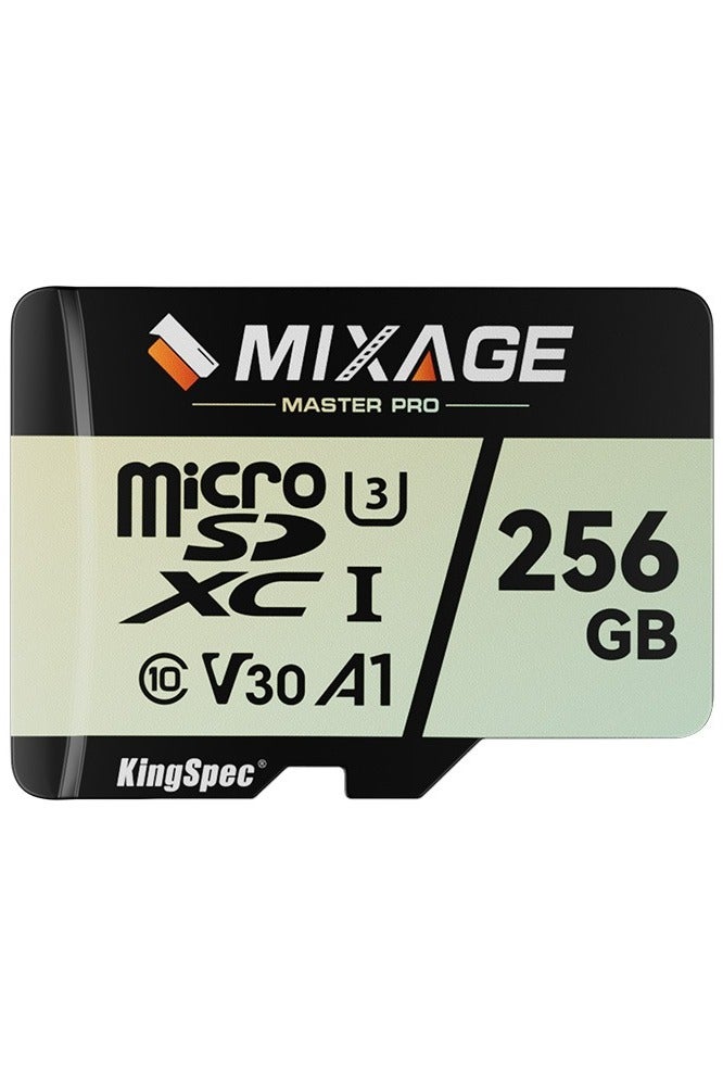 Compare KingSpec Mixage 256GB Micro SD TF Card – HighSpeed Class 10 UHSI Memory Card for Phone, Camera, Dash Cam, Drone, Gaming & More at KSA Price