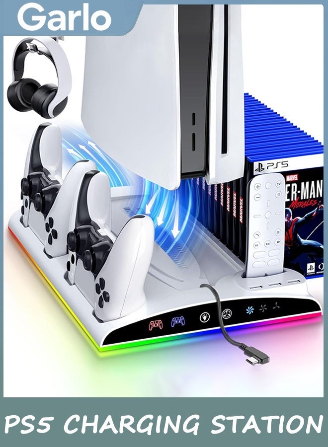 Garlo PS5 Stand with Cooling Station Playstation…