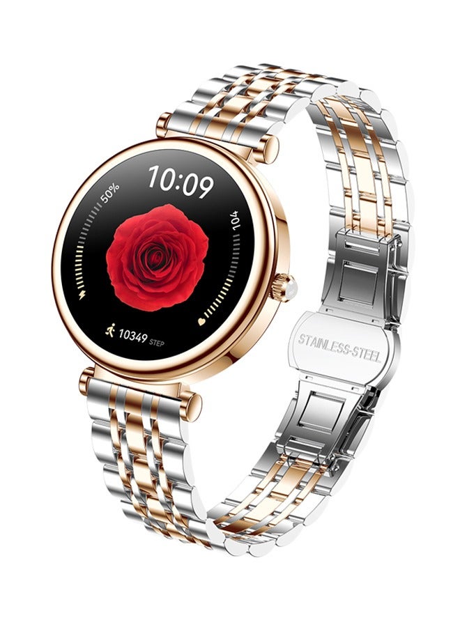 Compare Ladies Smart Watch Outdoor Sports Waterproof Smart Watch Bluetooth Call 1.27HD Touch Screen Fitness Tracker And Heart Rate Measurement at KSA Price