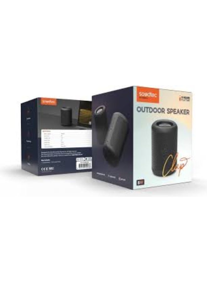 Compare Porodo Soundtec Clap Waterproof IP65 Portable Bluetooth Speaker  Black at KSA Price