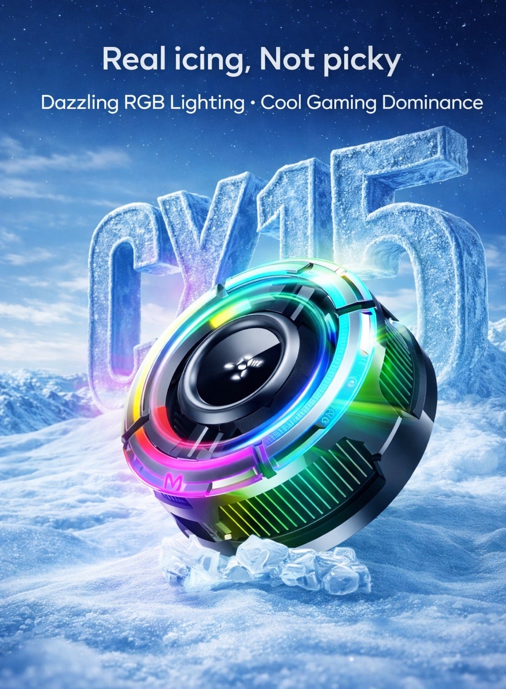 Compare CX15 Ai Magnetic Smartphone Cooler, 15W Fast Cooling Semiconductor Radiator Fan for Gaming, Live Streaming & Vlogging – Ultra Quiet Heat Dissipation for iPhone 12131415 Series, Android Phones & iPad Tablets at KSA Price