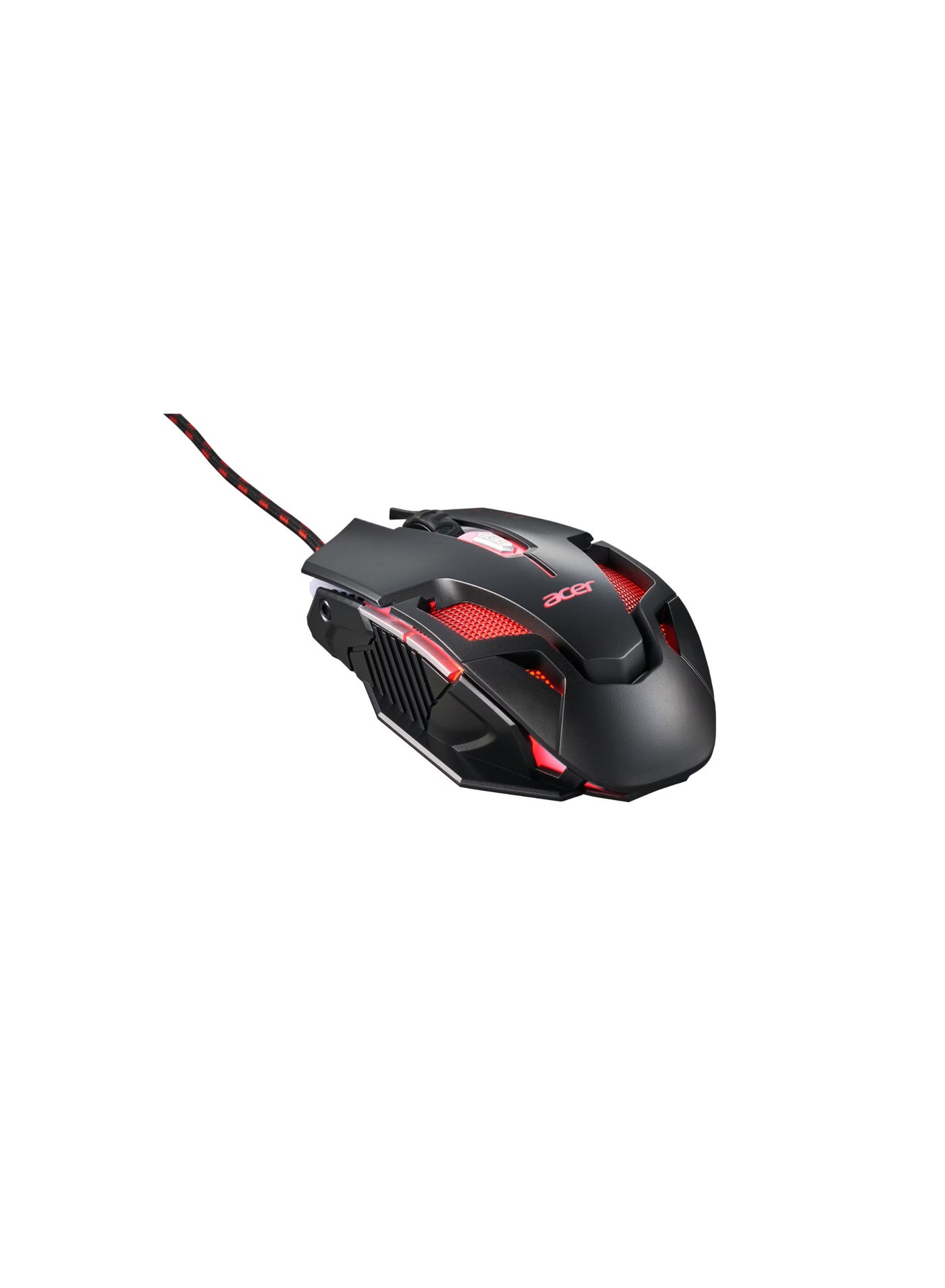 Compare Acer Nitro Gaming Mouse III  NMW200, 7200 DPI 6Mode Optical Sensor, 125MHz Polling Rate, 7 LED Lights, 20G Acceleration, Wired USB, Black – Precision Gaming Mouse at KSA Price