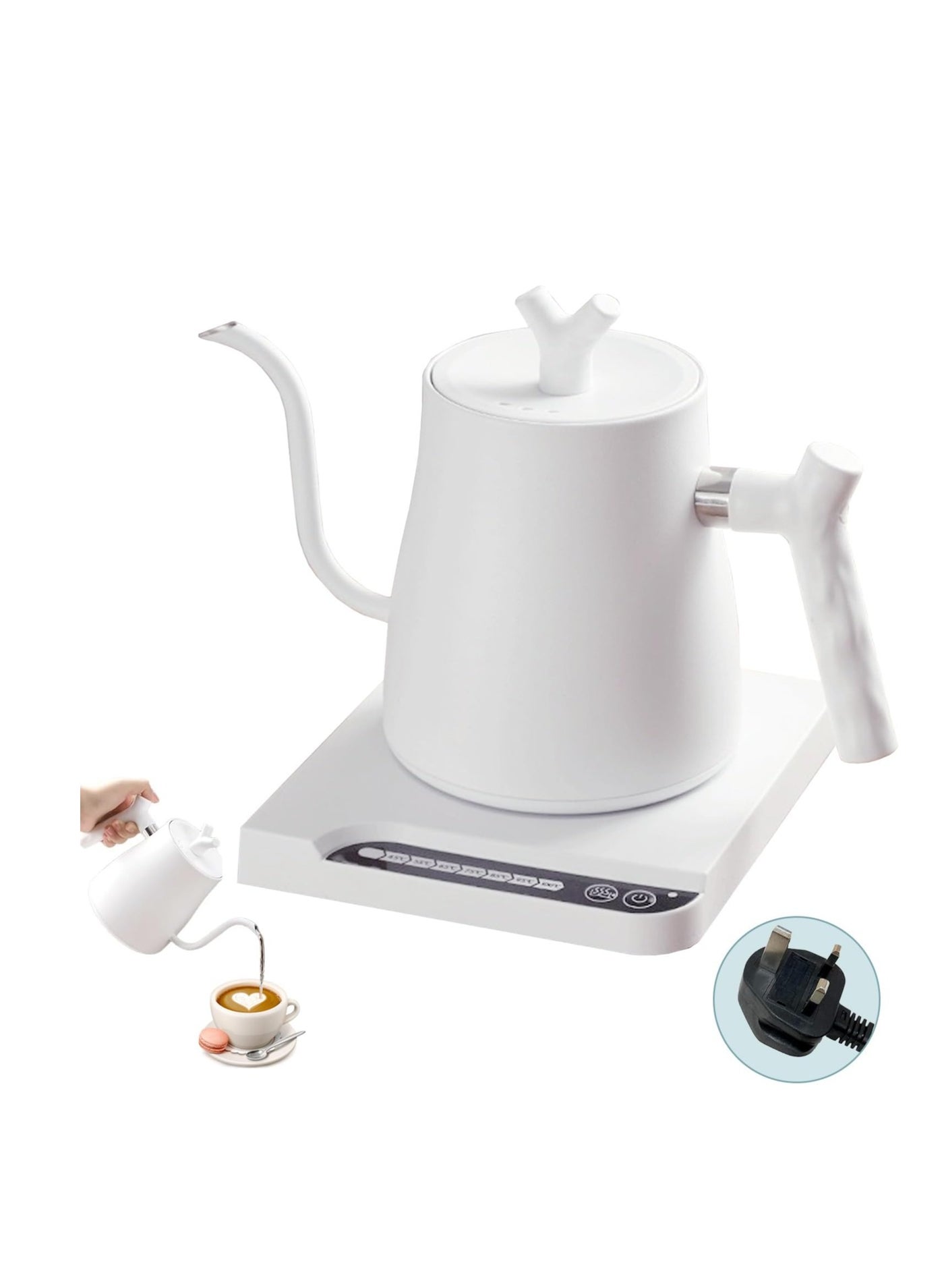 Gooseneck Electric Kettle, 304 Stainless Electric…