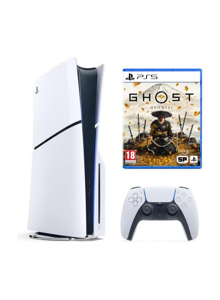 Sony PlayStation 5 Slim Disc Console + Ghost…