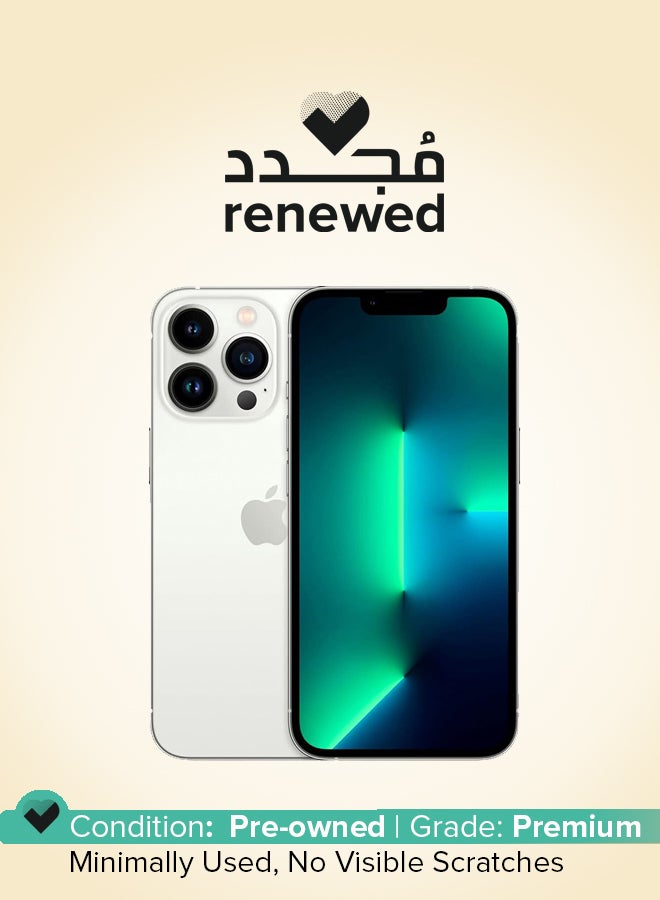 Compare Renewed  iPhone 13 Pro 128GB Silver 5G With Facetime  International Version at KSA Price