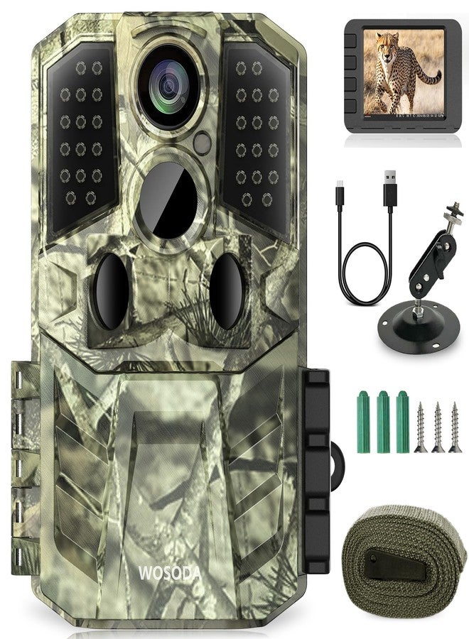 WOSODA 36MP 1920P Trail Camera, Game Camera with Night…