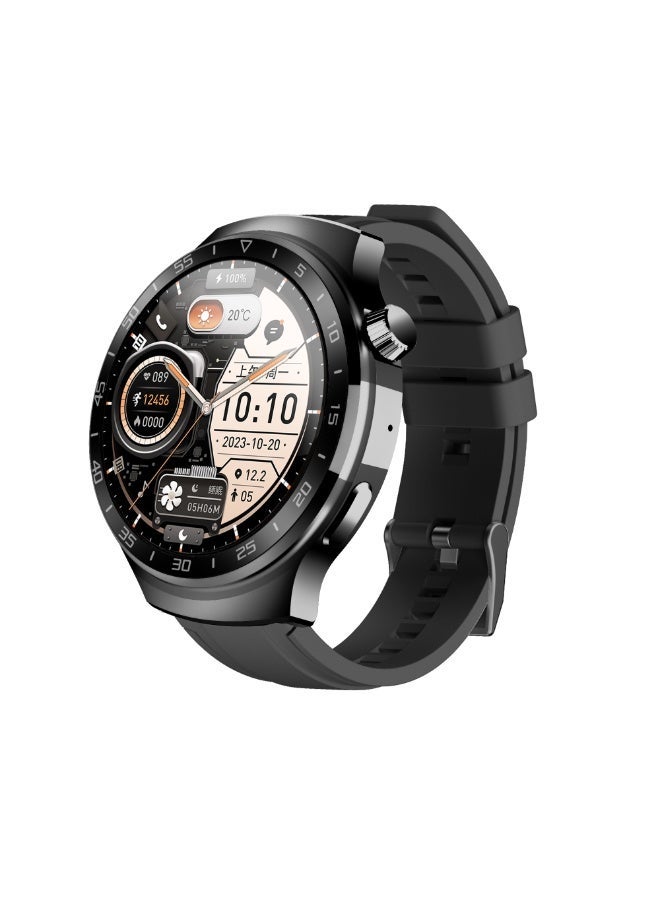 Compare Sports Smart Watch with HD Display, MultiSport Modes, Waterproof Fitness Tracker, Health Monitoring, Long Battery Life Rubber Strap Smartwatch for Men at KSA Price