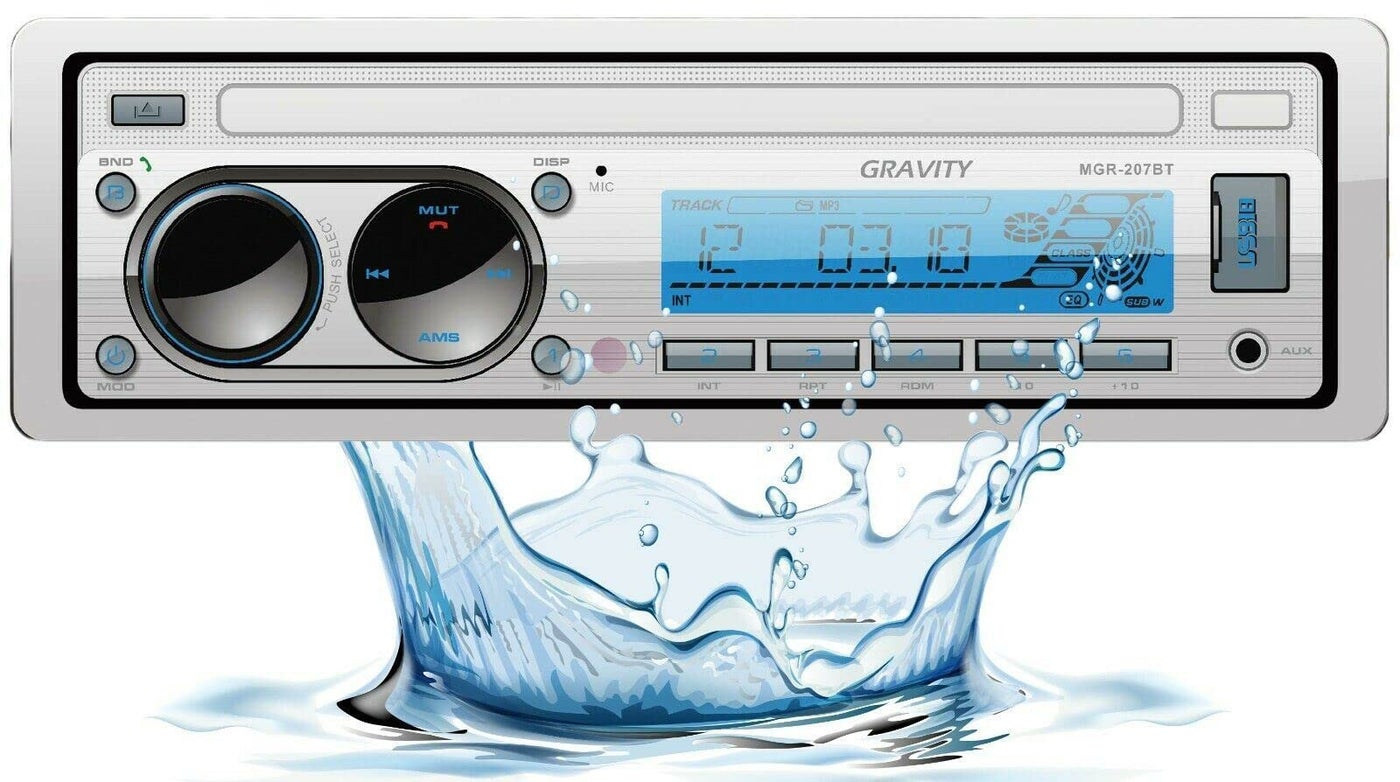 Gravity MGR207BT 200W A2DP True Marine Stereo AM…