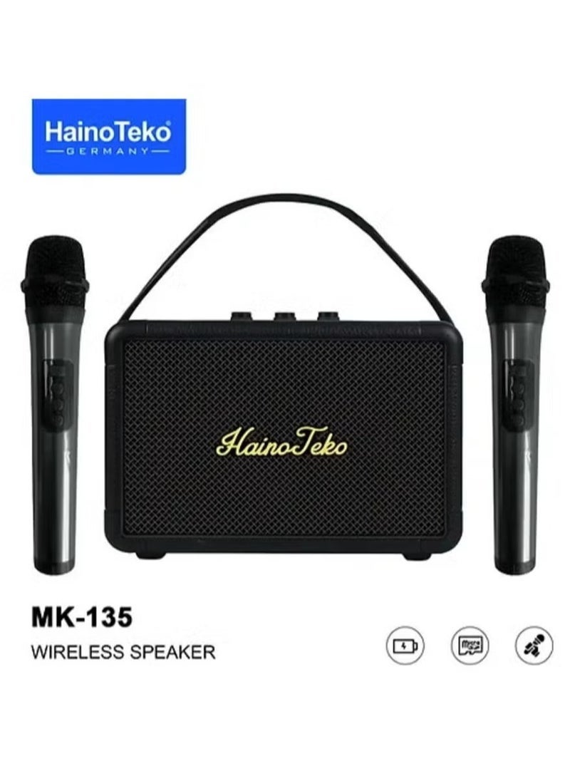 MK-135 Splash Proof Wireless Speaker with 2 Wireless…