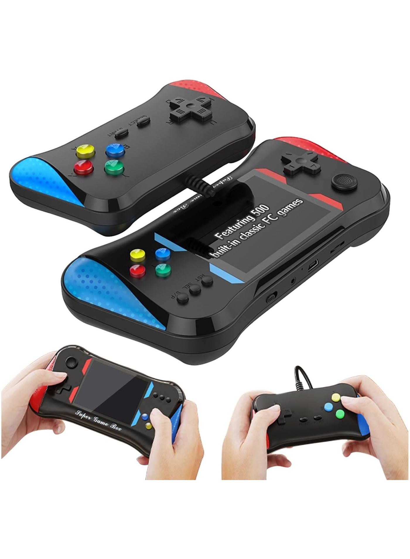 Rechargeable Handheld Game Console for Kids Adults,…