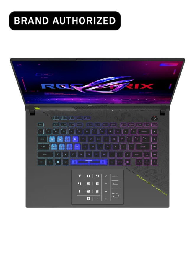 Compare ROG Strix G16 Gaming Laptop, AMD Ryzen 9 8940HX Processor, 16GB DDR5 RAM, 1TB SSD, NVIDIA GeForce RTX 5060 8GB GDDR7, 16 WQXGA 240Hz IPSLevel Display, Windows 11 Home, English & Arabic Keyboard, 1 Year Warranty | G614PMG161W EnglishArabic Eclipse Grey at KSA Price
