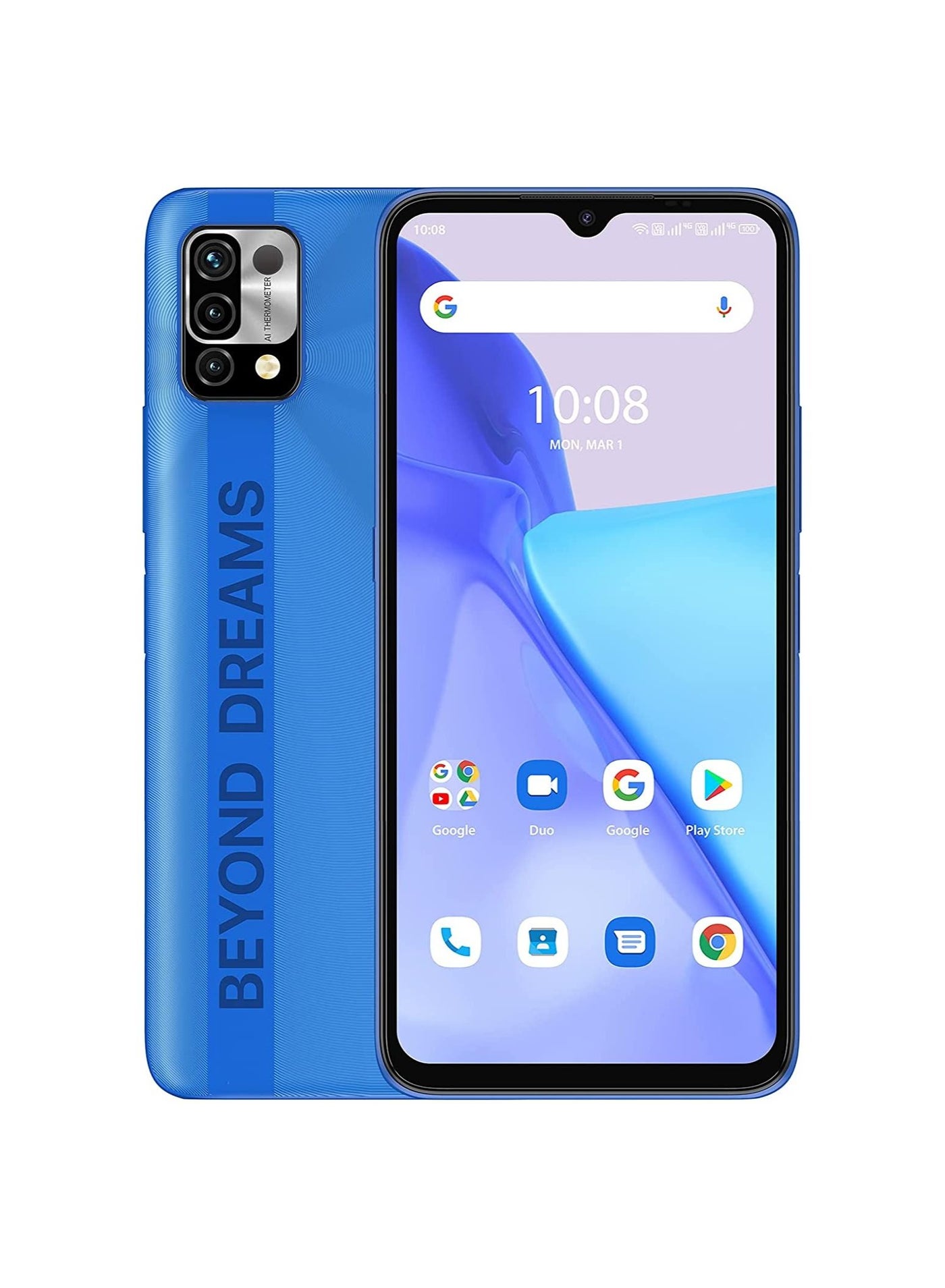 Compare UMIDIGI Power 5 Cell Phone 4GB 128GB 6150mAh Battery Unlocked Smartphone with 6.53 Full Screen 16MP AI Triple Camera Android Phone Blue at KSA Price
