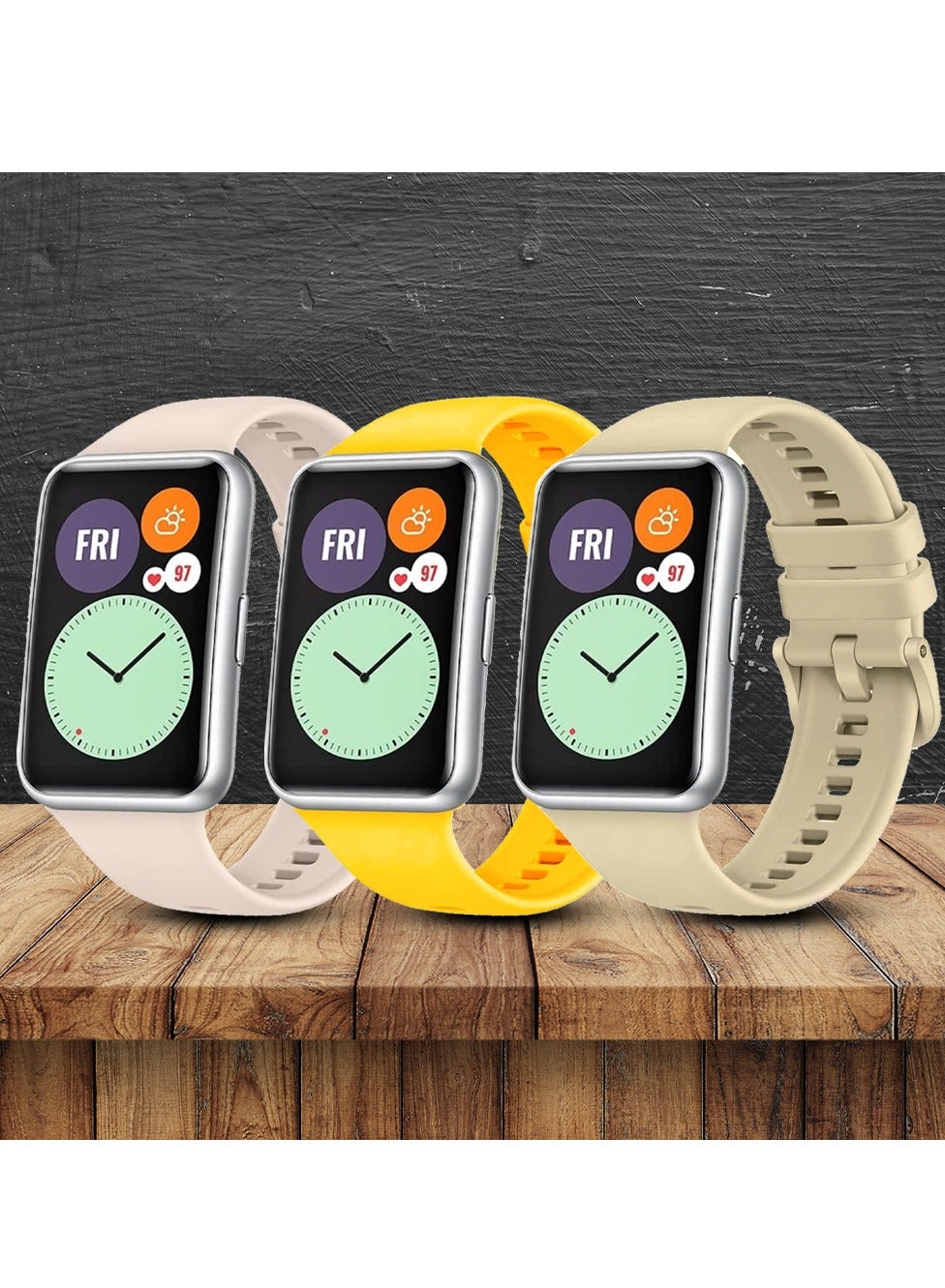 3 Pack For Huawei Watch Fit 2 Silicone…
