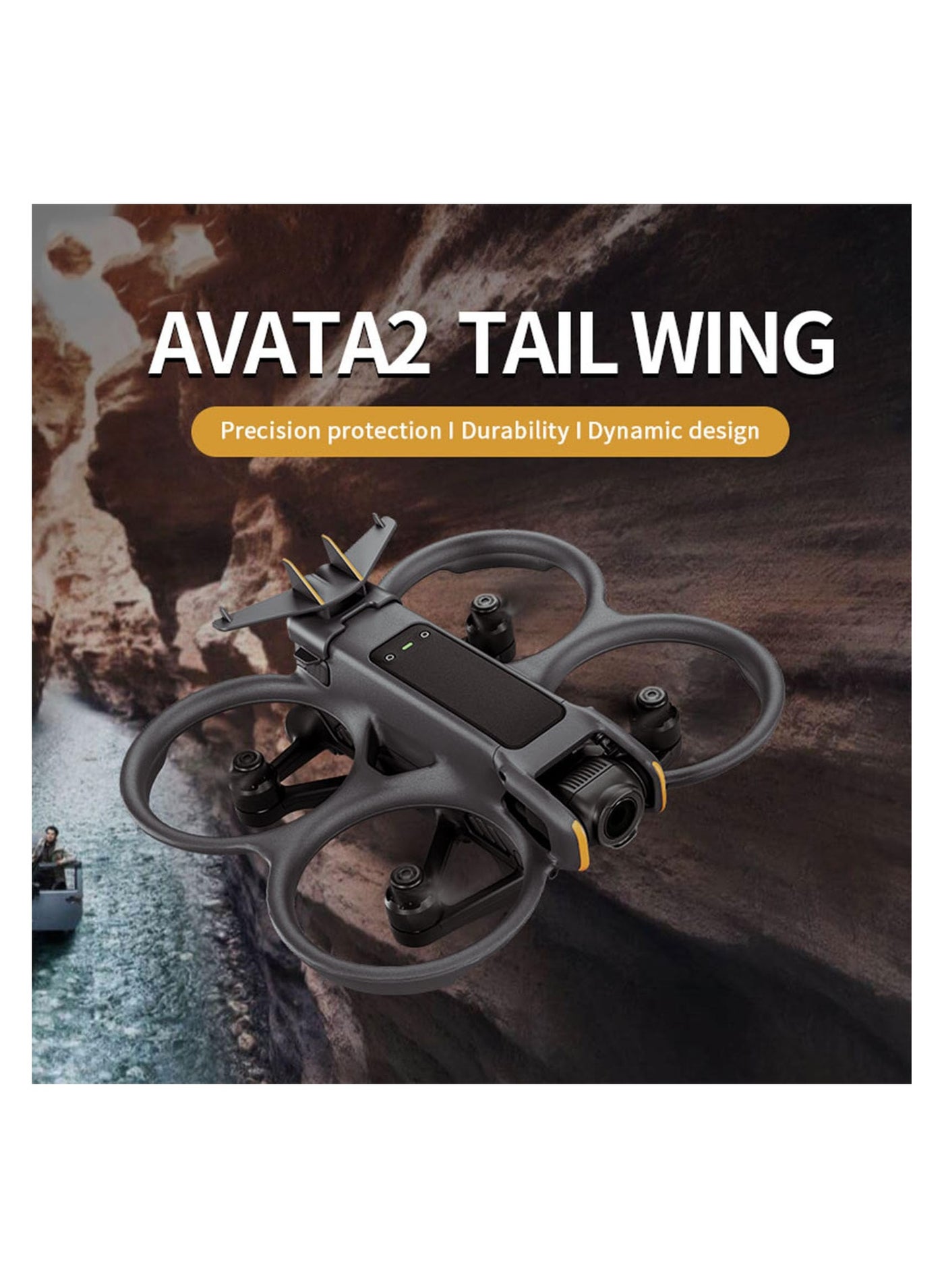 Compare Flight Tail for DJI Avata 2, Drone Tail Wing Battery Anti Release Clip Holder Flight Tail Drone Accessories Flying Snap Protective Cover Battery AntiDrop Fixed Bracket at KSA Price