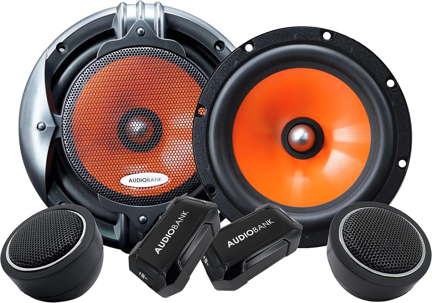 Audiobank 1000W 6.5-Inch 2-Way Car Audio Component…