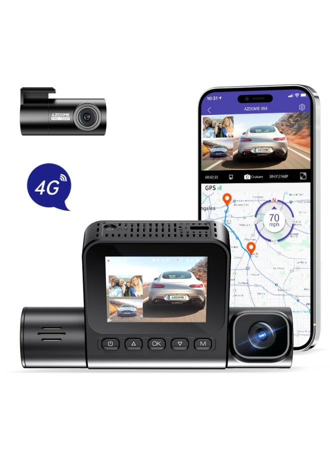 New come 4K DashCam 4G WiFi 3 Channels…