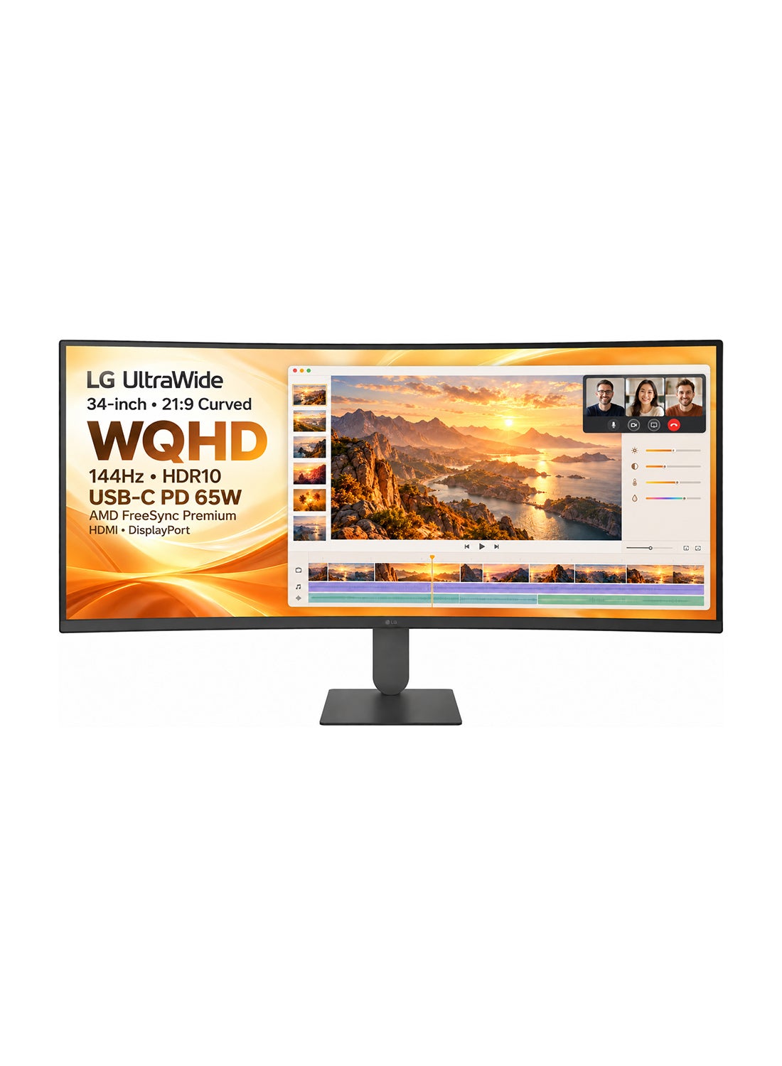 34 Inch UltraWide 21:9 QHD (3440 x 1440)…
