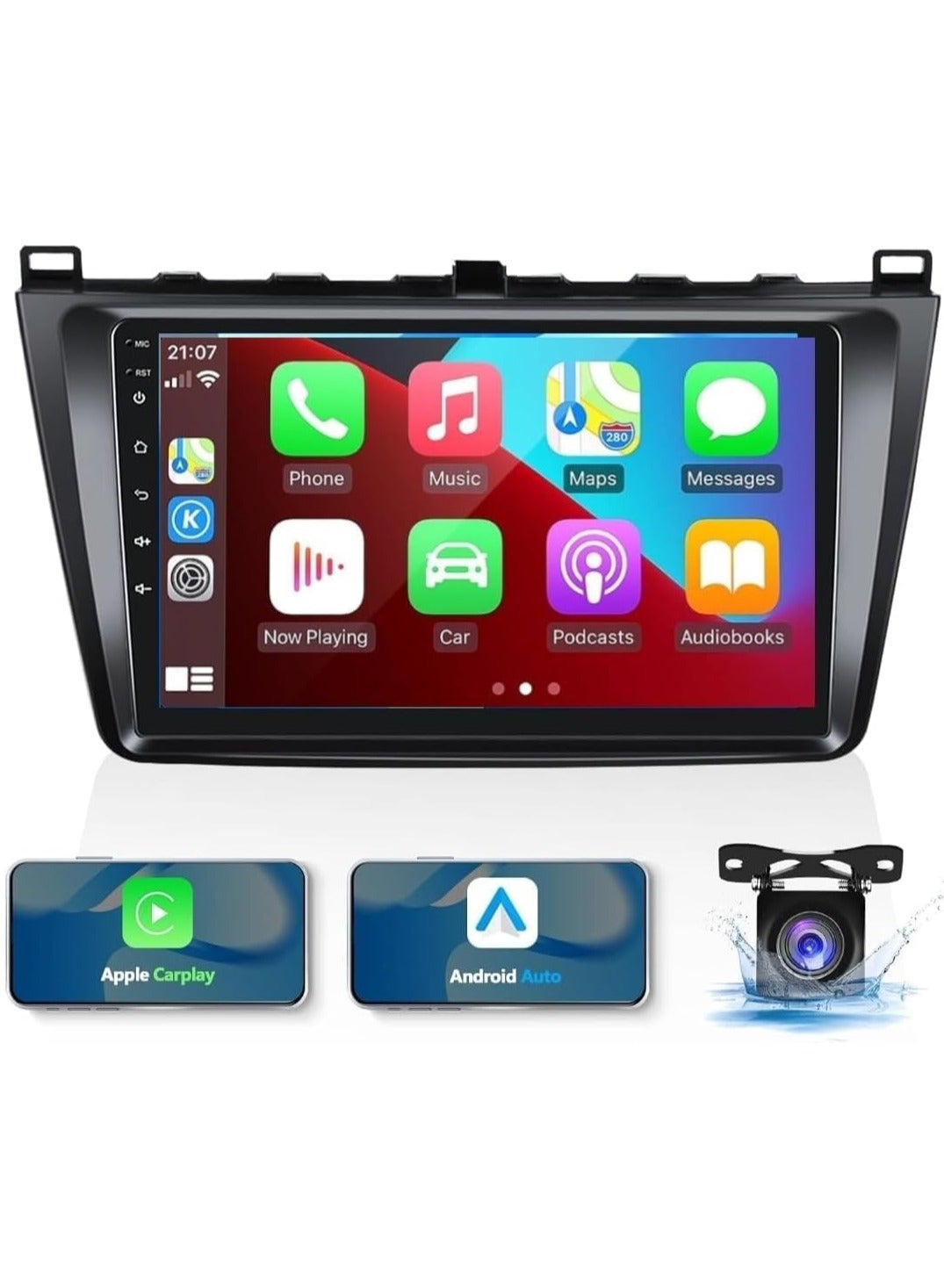 Compare Android Car Stereo for Mazda 6 20072012 2GB RAM 32GB ROM 9 Inch Support Apple Carplay, MirrorLink WiFi BT, 2.5D IPS Touch Screen with AHD Camera Included at KSA Price