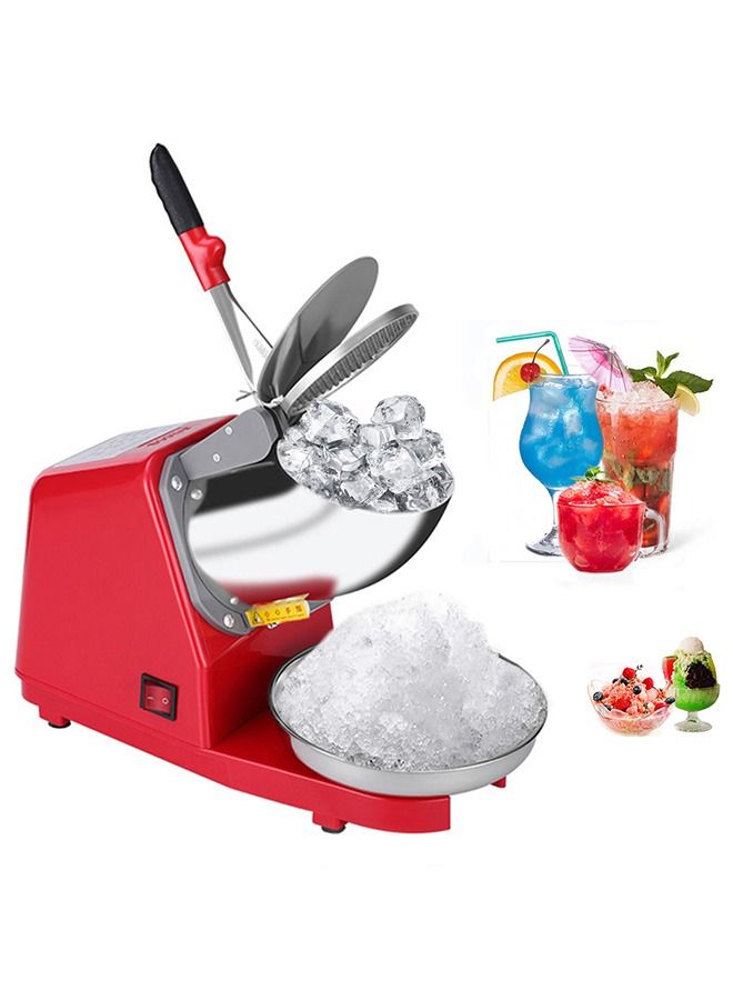 Compare Electric Ice Shaver Crusher Machine for Home, 300W Snow Cone Maker Shaved Ice Maker at KSA Price