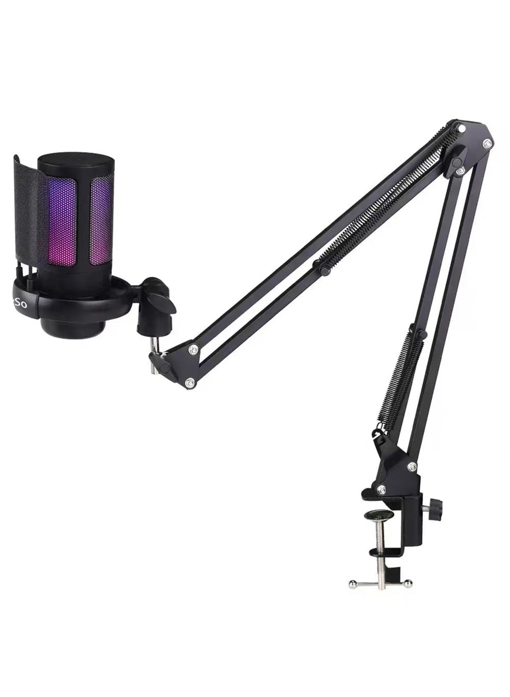 Compare Gaming PC USB Microphone Podcast Condenser Mic With Adjustable Arm Stand Pop Filter Mute Button For Streaming Twitch Online Chat Snapchat Computer Mic For PS4 PS5 PC Gamer Youtuber at KSA Price