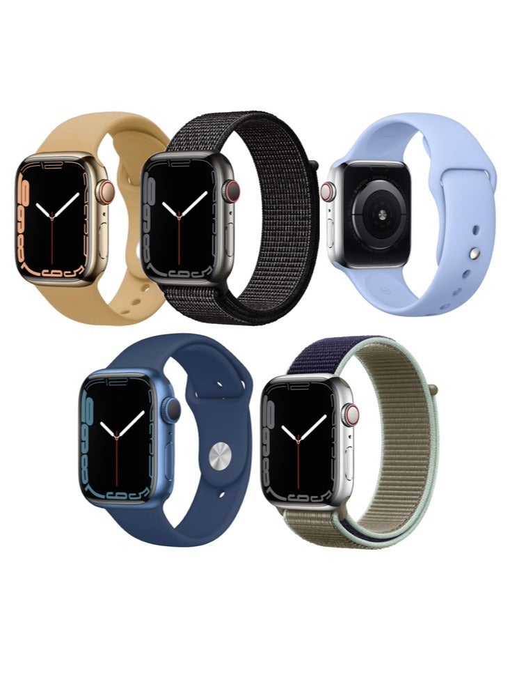 5pcs Watch Bands Replacement for Apple Watch Strap…