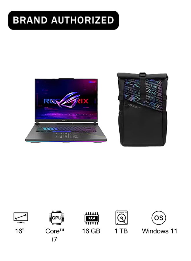 Compare ROG Strix Gaming Laptop With 16 Inch WUXGA 1920X1200 Display, Core i714650HX Processor16GB RAM DDR51TB SSDWindows 118GB Nvidia GeForce RTX 5060 Graphics+ Free Backpack  EnglishArabic Eclipse Grey at KSA Price