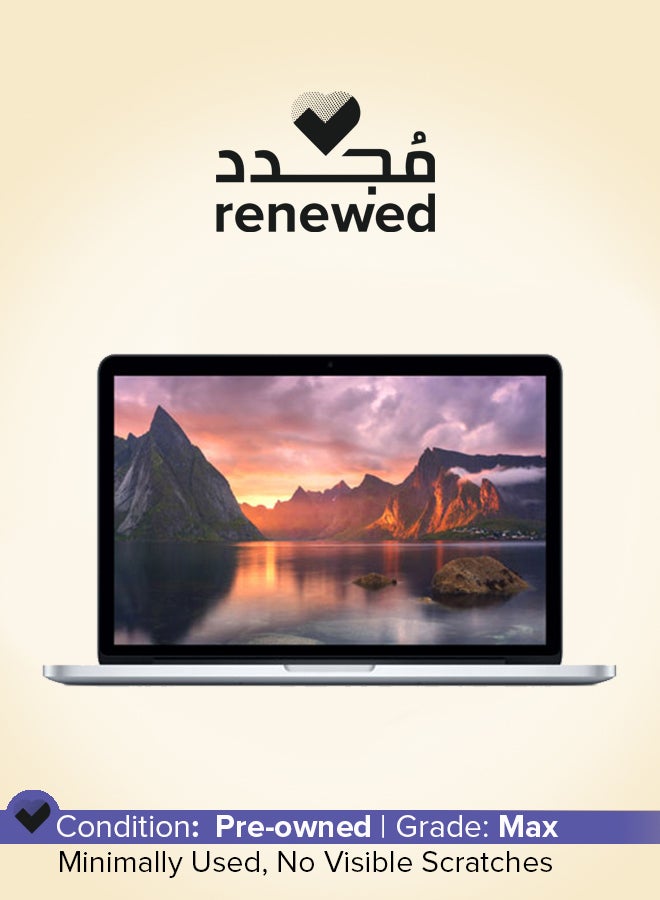 Compare Renewed  Macbook pro A1502 13 inch Retina Display Early 2015,Intel core i75th Gen16GB Ram512GB SSDMac OS English Silver at KSA Price