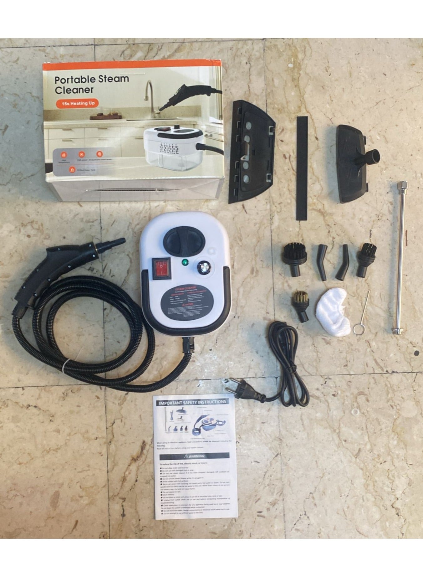 Handheld Steam Cleaner, 2500W Car Steam Cleaner…