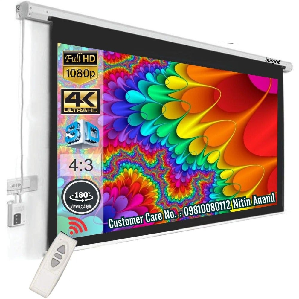 120 Inches Diagonal UHD-3D-4K Ready Technology
