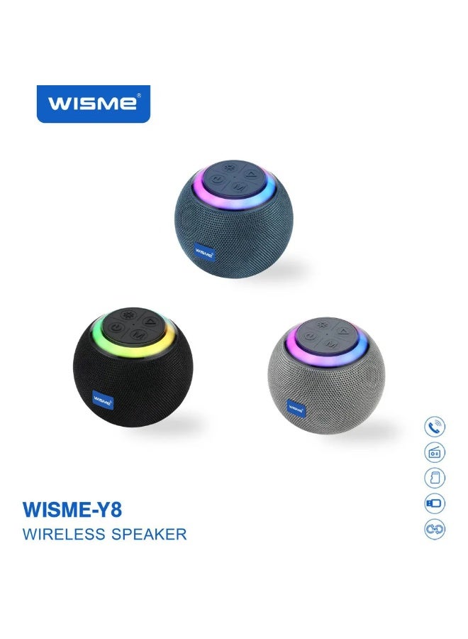 WISME Y8 Portable Wireless Bluetooth Speaker with…