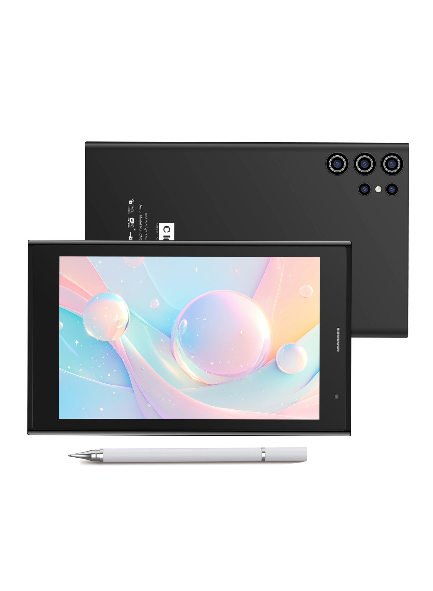 Compare 7Inch Incell Screen Smart Kids Tablet CM524 Ultra Single SIM 8GB RAM 256GB ROM 5G LTE WiFi and GPS Quad Core with Stylus Pen  Black at KSA Price