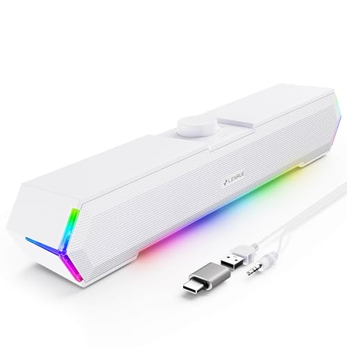 LENRUE G11 Computer Speakers for Desktop, Touch…