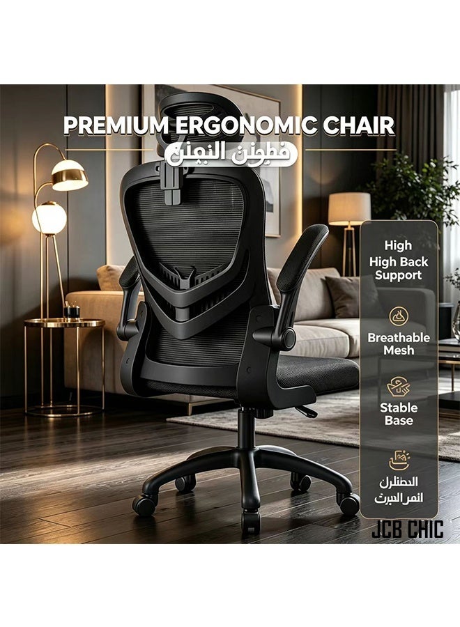 Ergonomic Mesh Office Chair with Adjustable Headrest,…