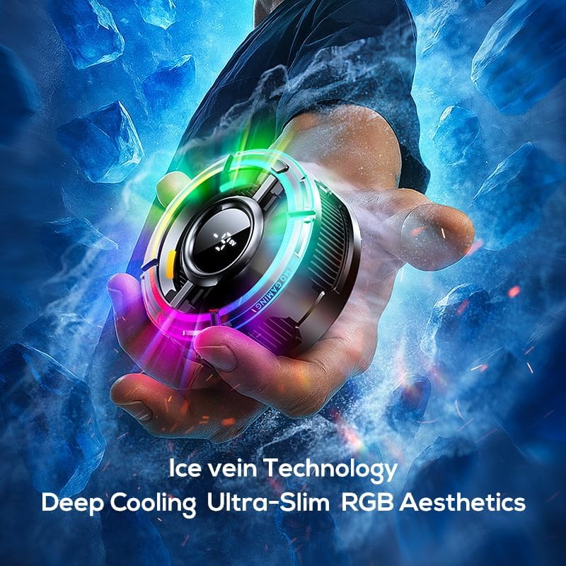 Compare MEMO CX15 Mobile Phone Gaming Cooler – Special Edition with RGB Lighting & UltraSlim Ice Vein Tech at KSA Price