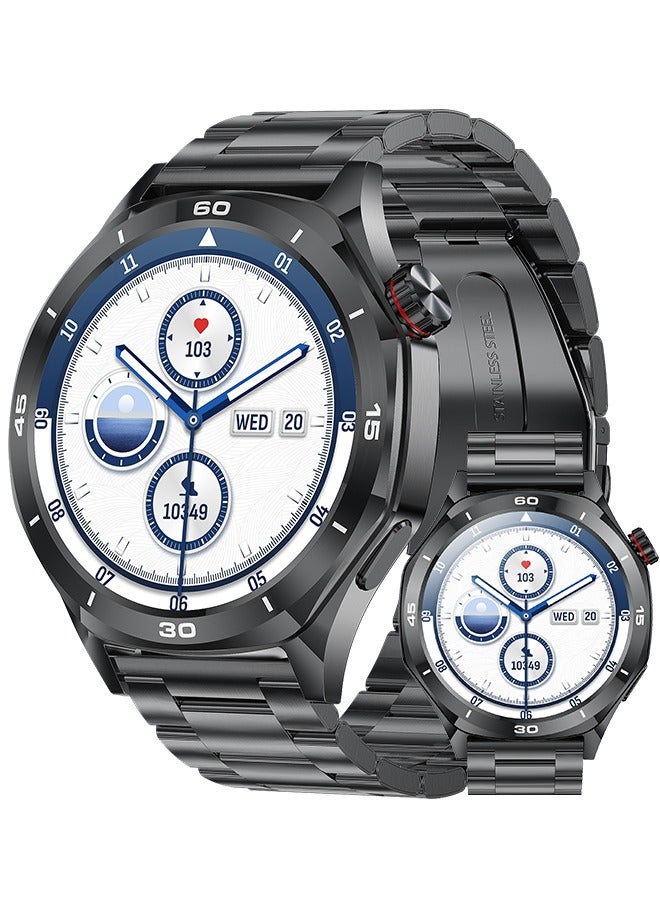Compare Mens 1.52Inch Smart Bluetooth Watch, FullScreen Touch, Smartwatch , Sleep Monitoring, Multiple Sports Modes, RTi129 at KSA Price