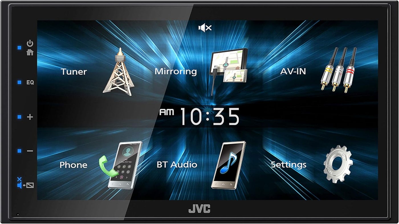 JVC KW-M150BT Bluetooth Car Stereo Receiver with USB…