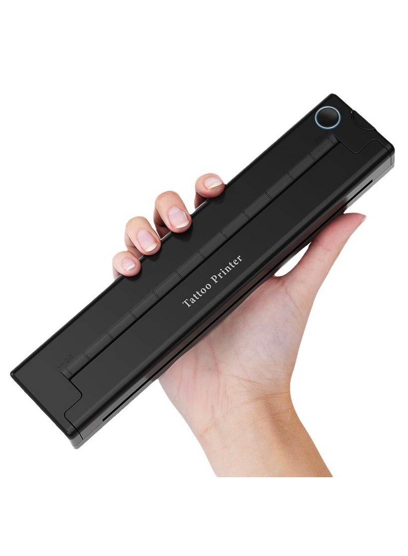 Compare Tattoo Printer A4 Thermal Transfer Printer | Portable InkFree Bluetooth Wireless USB Printer | Professional Tattoo Transfer with 10 Free Transfer Papers | Compatible with PC & MacBook via USBC | Fast and Easy Tattoo at KSA Price
