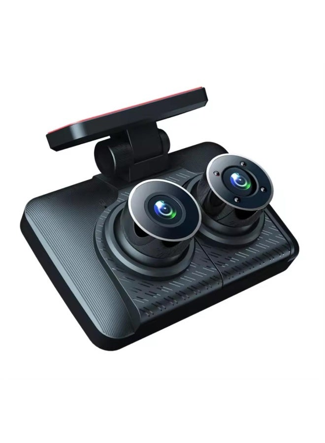 4K Dual-Lens Dash Camera with 3