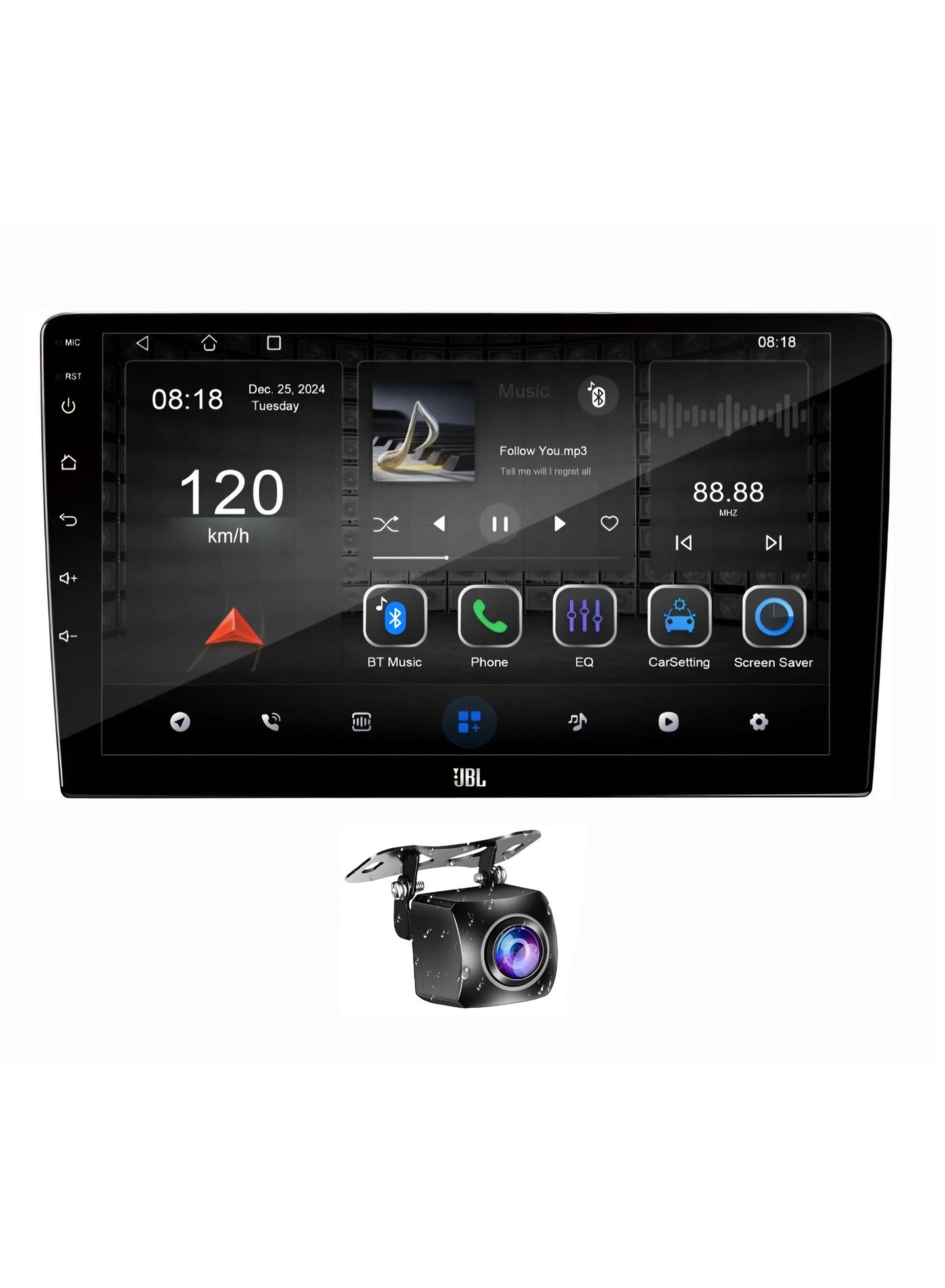 9 Inch JBL Android Car Stereo 4GB RAM…