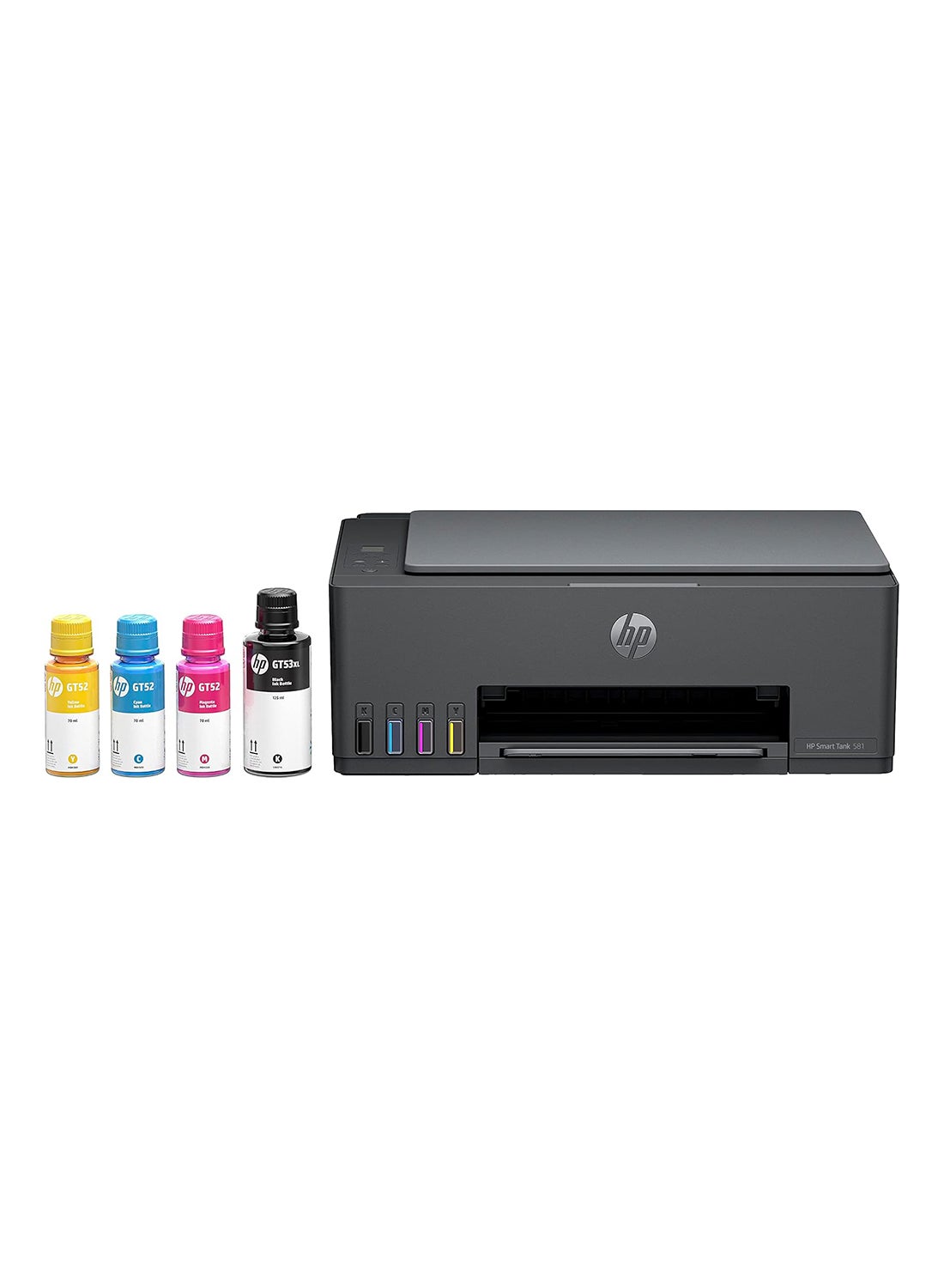 Compare Smart Tank 581 Wireless All In One Printer, Print, Scan, Copy, Print up to 6000 black or 6000 color pages  Grey 4A8D4A GreyBlack at KSA Price